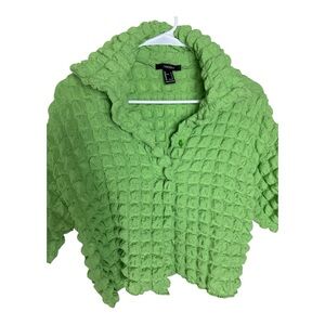 Forever 21 Green Textured Knit top